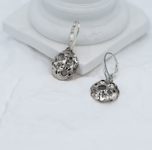 Full moon earrings